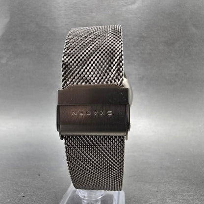Skagen Watch Men 39mm Blue Dial Silver Tone Date Round 956XLTTM PARTS8