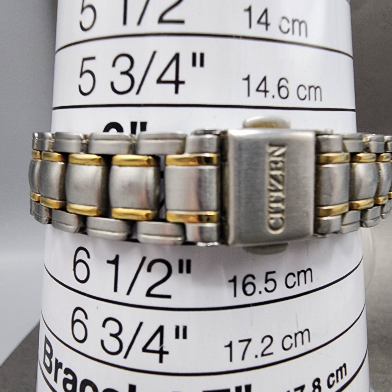 Citizen Watch Women 24mm Cream Dial Two Tone Date Round 1012S038376 New Battery10