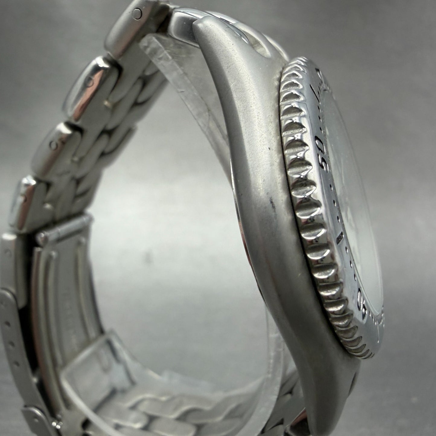 Elgin Watch Men 37mm White Dial Silver Tone Daydate Round FK-666-C PARTS Vintage4