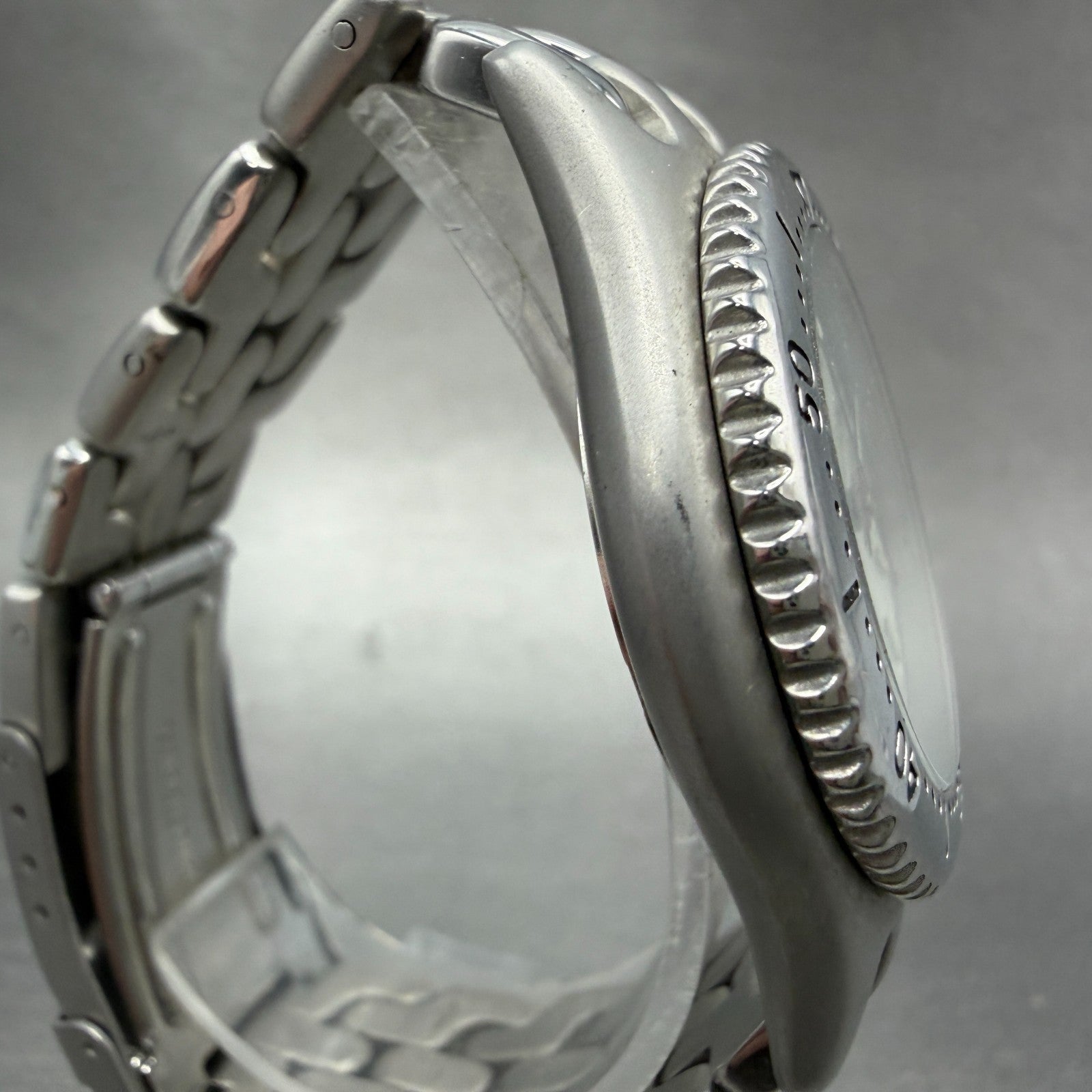 Elgin Watch Men 37mm White Dial Silver Tone Daydate Round FK-666-C PARTS Vintage4