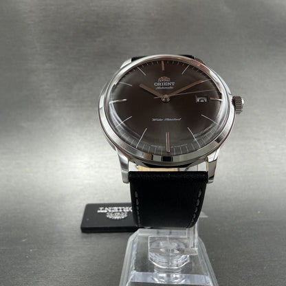 Orient Bambino Watch Men 41mm Gray Dial Stainless Steel Date Round Automatic5