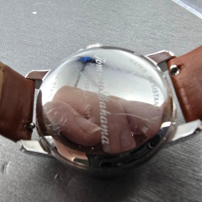 Tommy Bahama Watch Women Silver Dial Steel Round TB2178 New Battery9