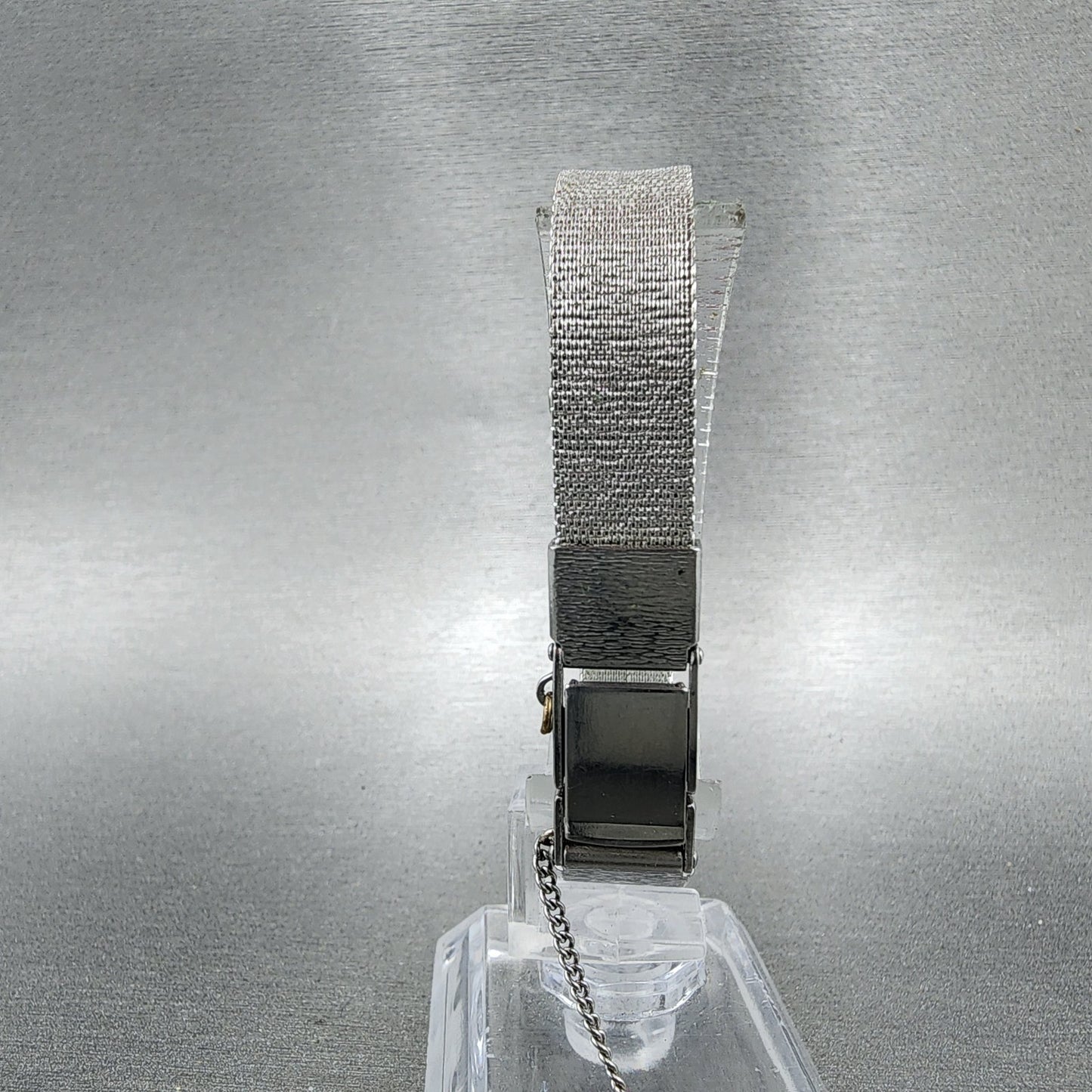Seiko Tank Watch Women 12mm Silver Dial Silver Tone 13205039 New Battery7