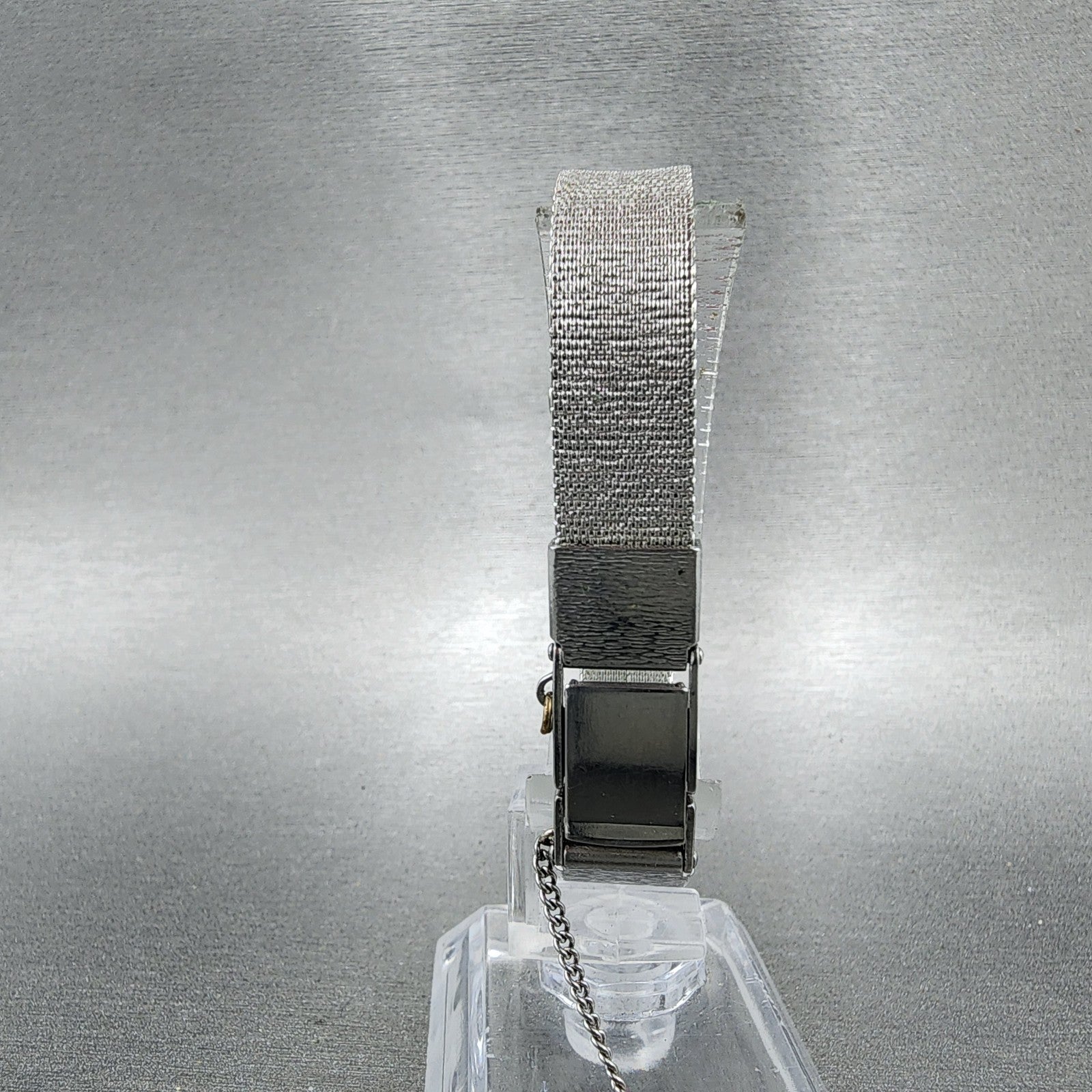 Seiko Tank Watch Women 12mm Silver Dial Silver Tone 13205039 New Battery7