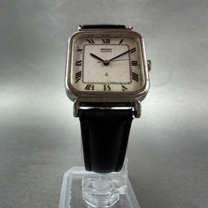 Seiko Watch Women 24mm Silver Dial Silver Tone Rectangle 2621-5140 New Battery5