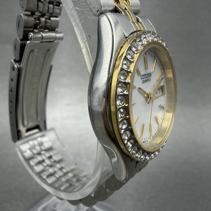 Citizen Watch Women 25mm MOP Dial Two Tone Daydate 1002S04464 New Battery3