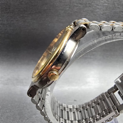 Lorus Mickey Mouse Watch Women 30mm Champagne Dial Two Tone V301-6E70 New Batt2