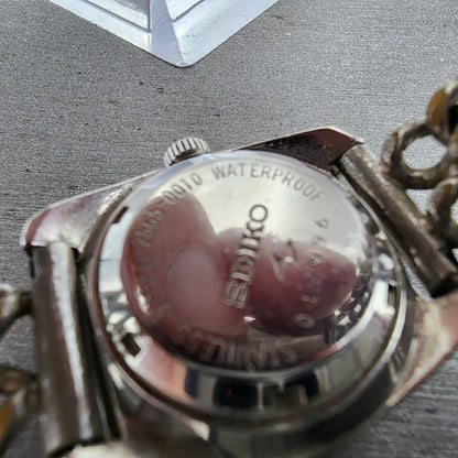 Seiko Matic Lady Special Watch Women 25mm Silver Dial Silver Tone Date Runs9