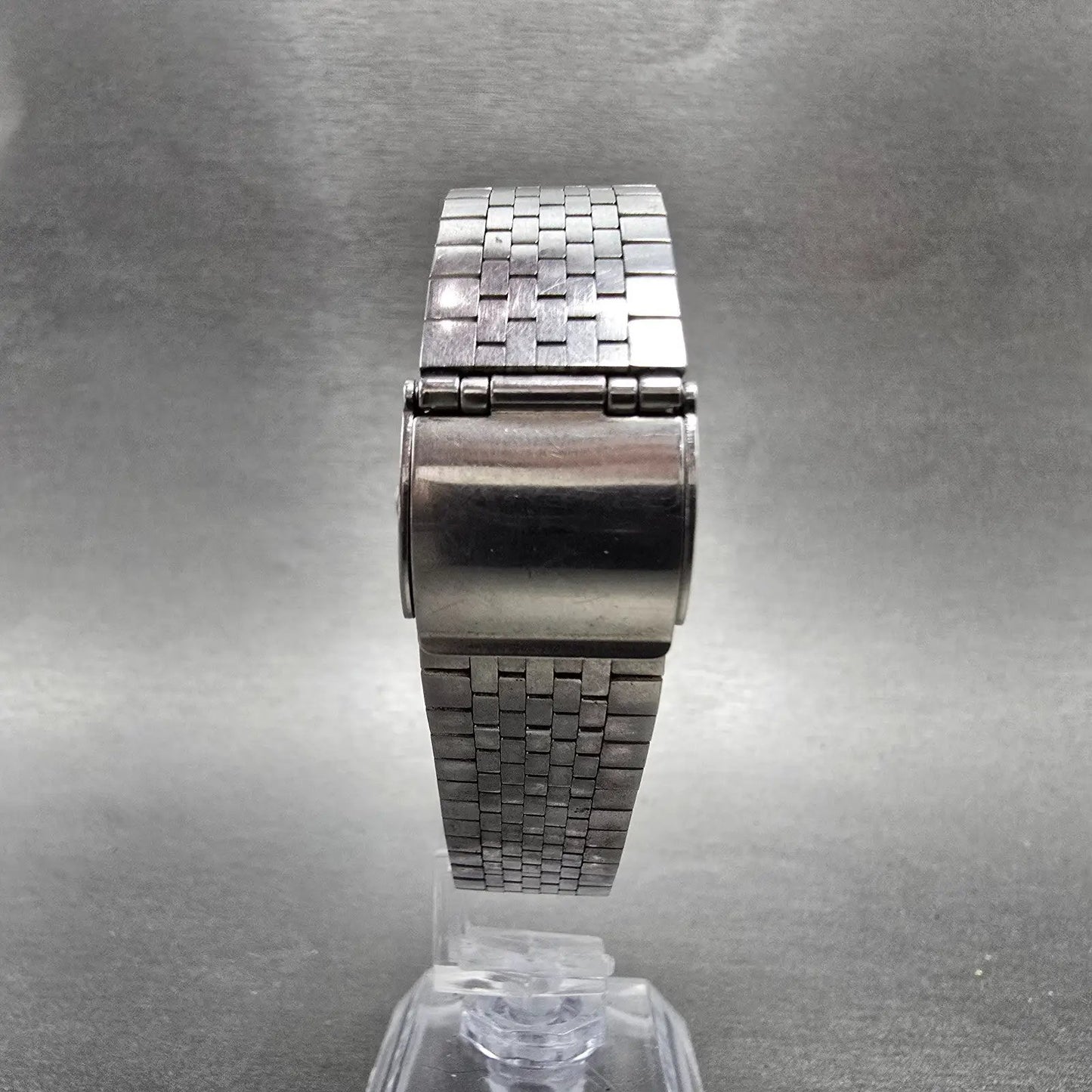 Seiko Emblem Watch Men 35mm Silver Dial Silver Tone Round 4120-9000 New BatteryK8
