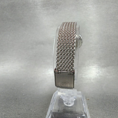 Cyma Watch Women 23mm Silver Dial Silver Tone Round 810 New Battery ABC1237