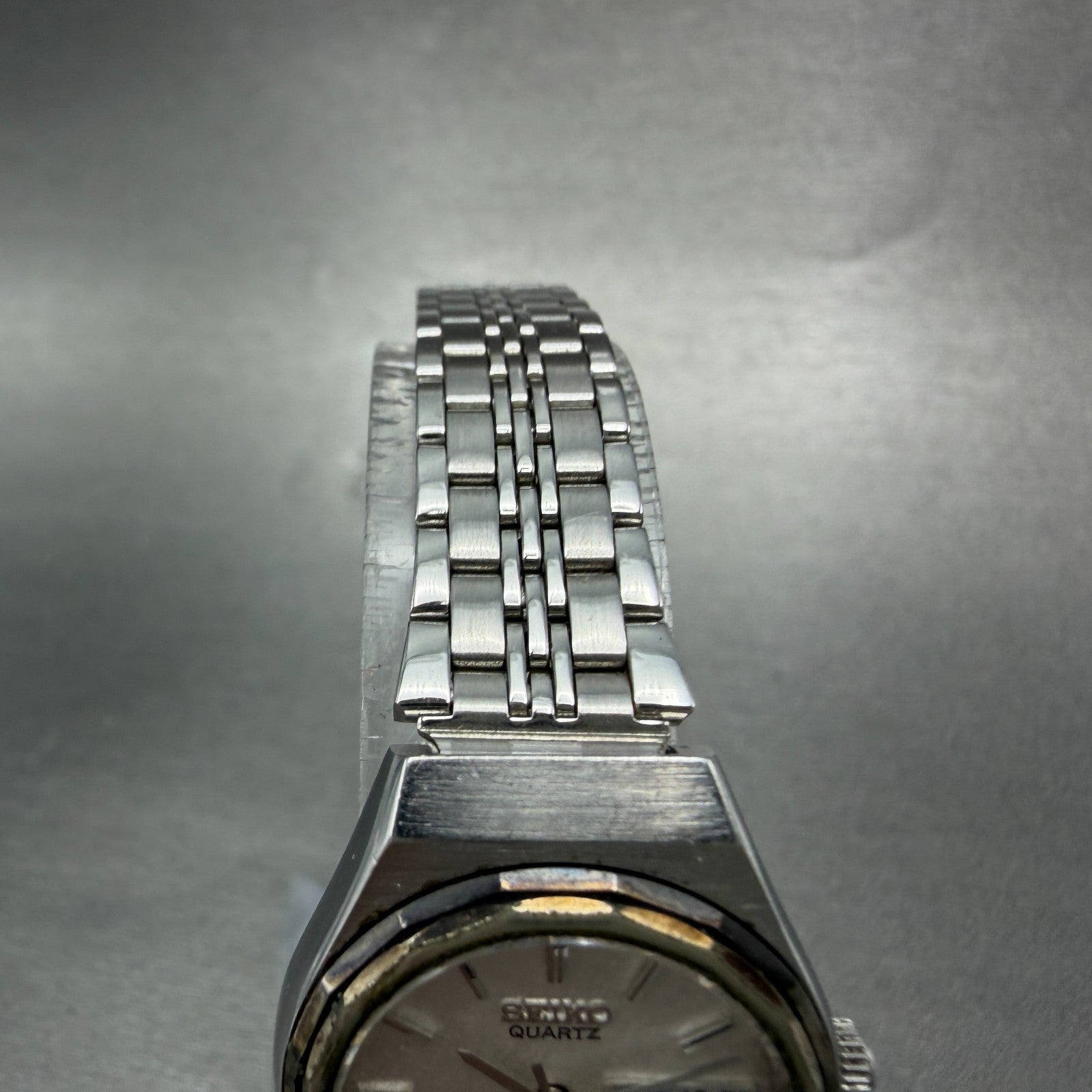 Seiko Watch Women 24mm Silver Dial Silver Tone Daydate 7903-0060 New Battery4