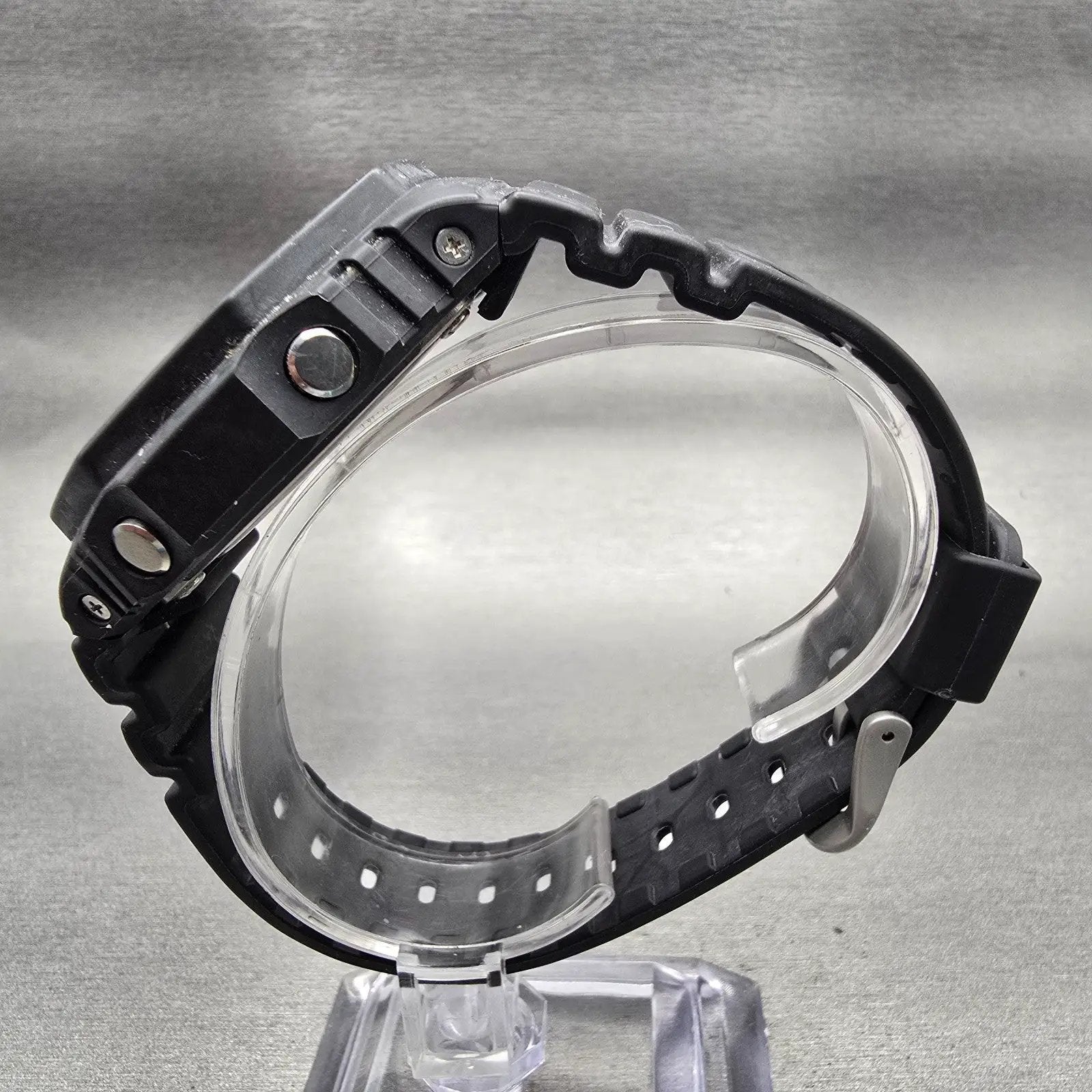 Casio G-Shock GA-2100 Watch Men 45mm Black Dial Black Chrono Alarm New Battery6
