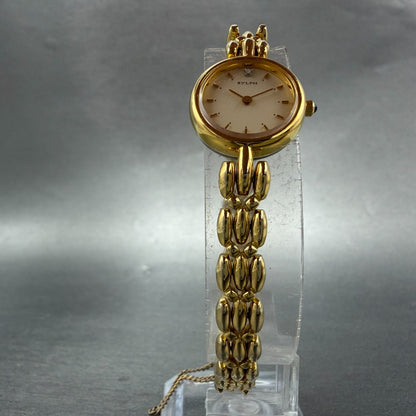 Citizen Sylph Watch Women 18mm Champagne Dial Gold Tone Round New battery5