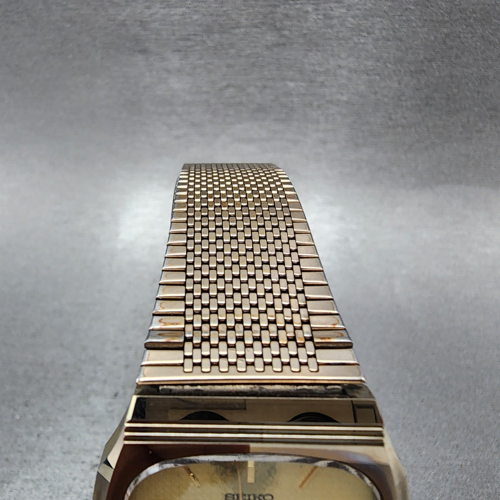 Seiko Dolce Watch Men 30mm Champagne Dial Gold Tone 59315450 New Battery4