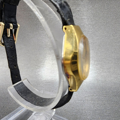 Orient Watch Women 21mm Gold Dial Gold Tone Round Manual Wind Runs Vintage4