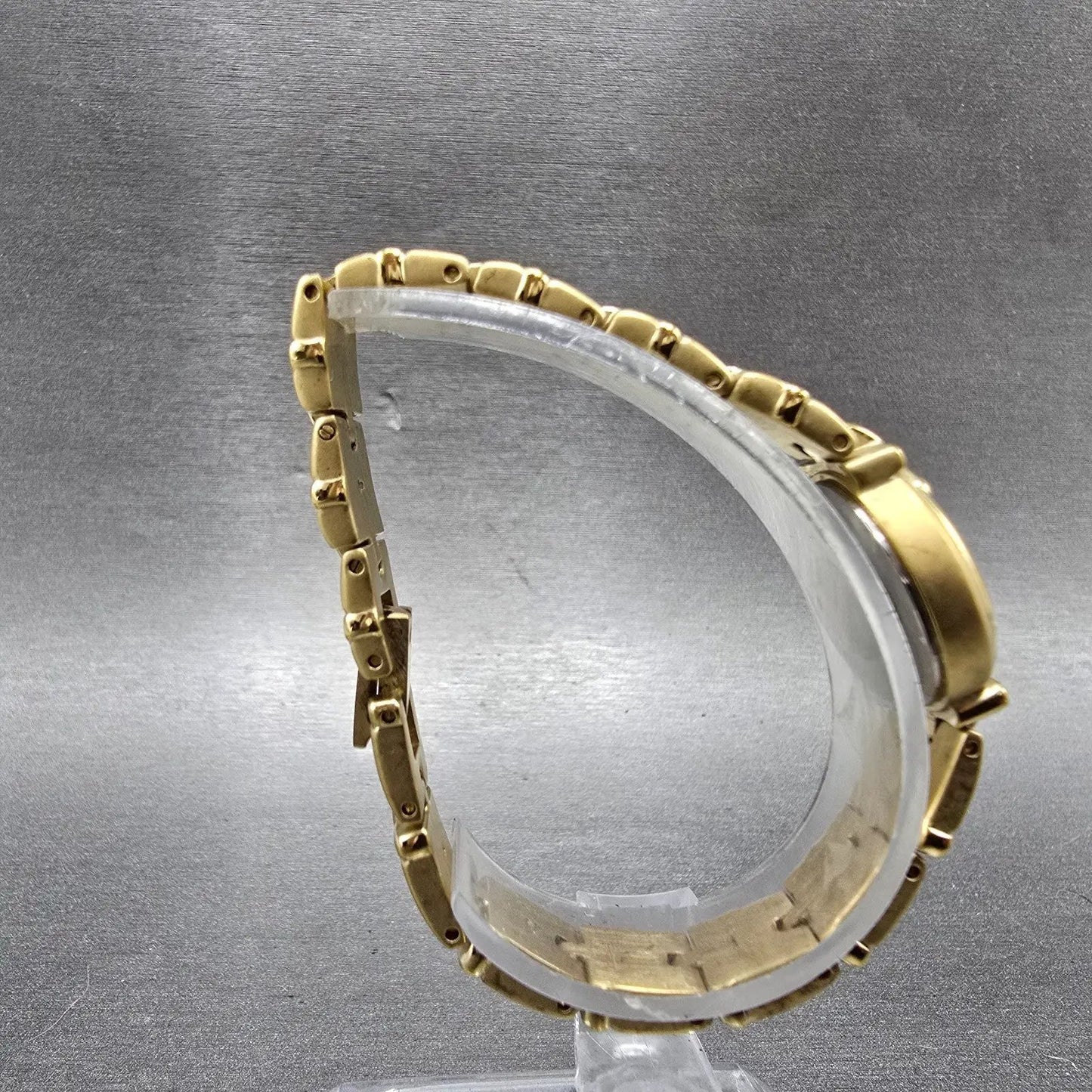 Wittnauer Watch Women 19mm MOP Dial Gold Tone Round RL8368 0751 New Batttery8