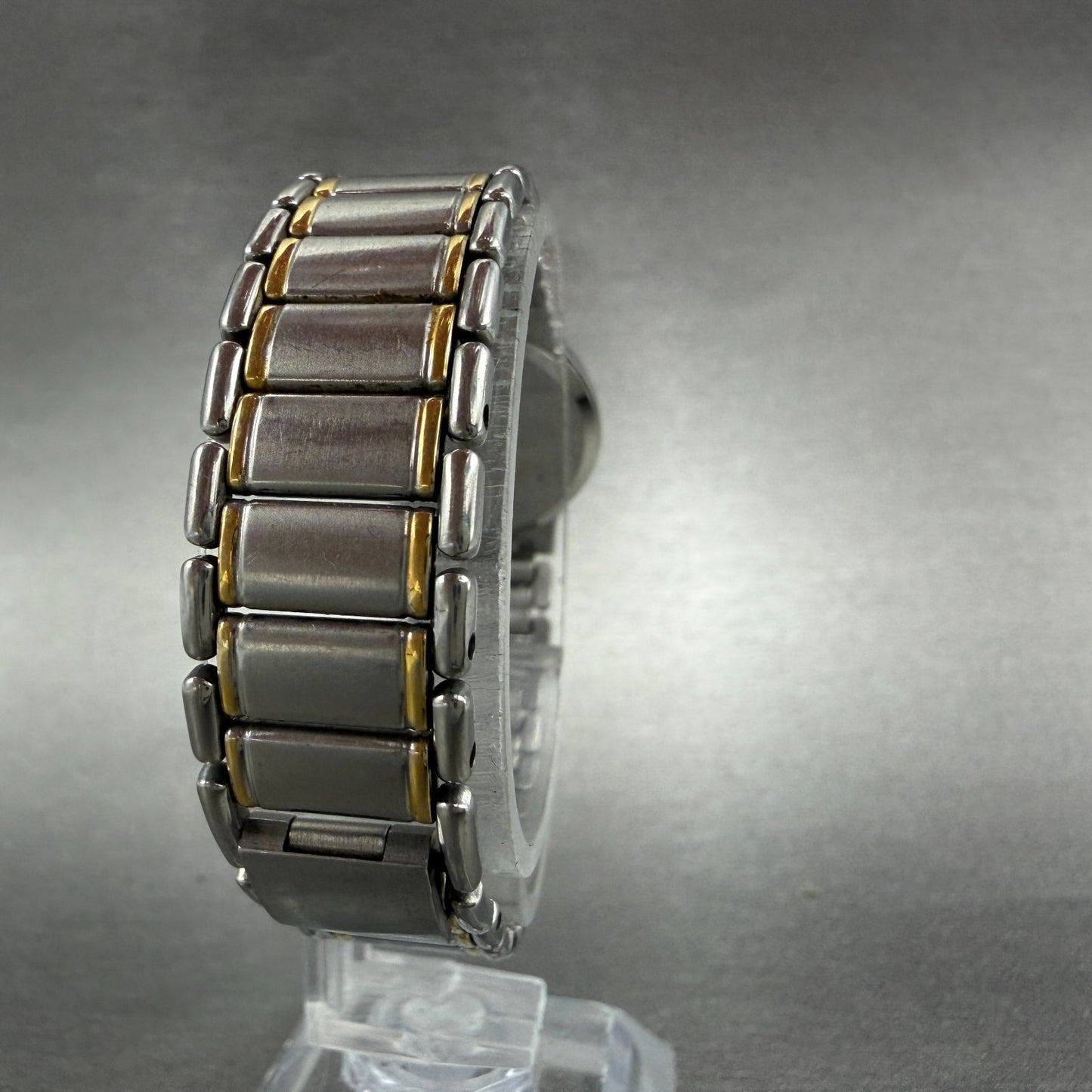 Seiko Watch Women 22mm Silver Dial Two Tone Round Vinatge 7321-0180 New Battery7