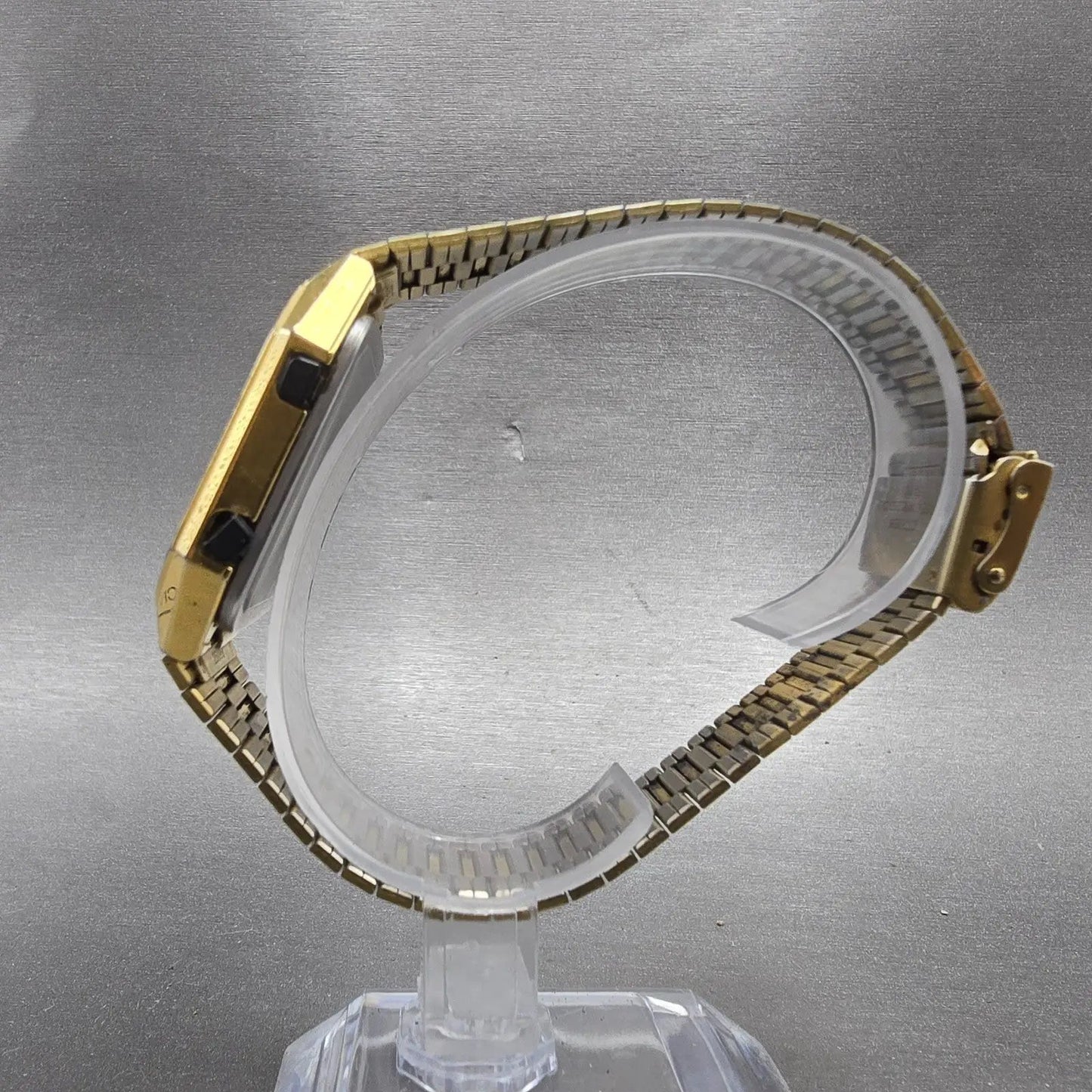 Citizen Ana Digi Watch Men 31mm Gold Alarm Chronograph 8980-084918 PARTS Vintage7