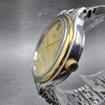 Citizen Eco-Drive Watch Men 35mm Champagne Dial Gold Tone Date B810-H22749 Runs2