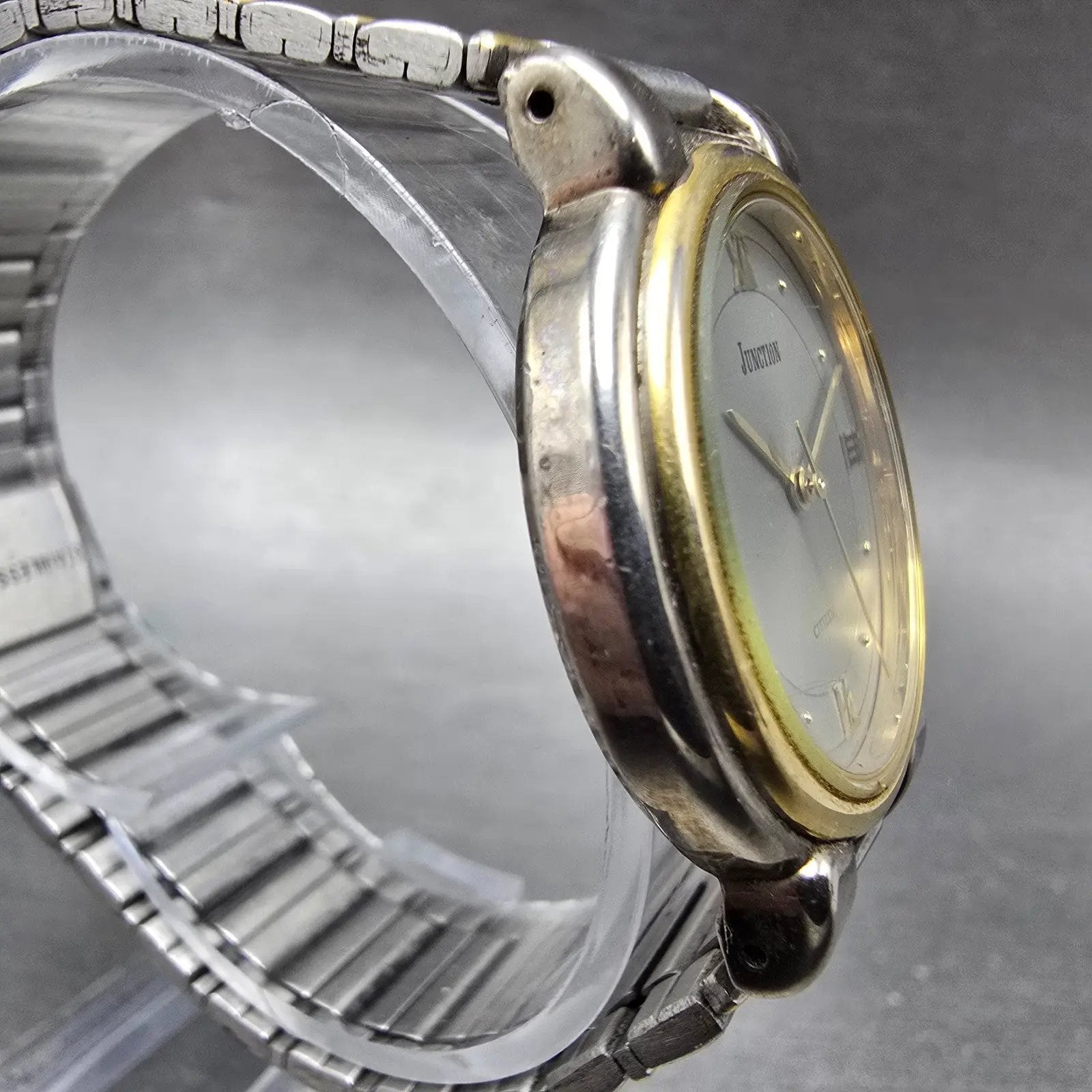 Citizen Junction Watch Men 31mm Silver Dial Two Tone Round 6031-343573 PARTS4