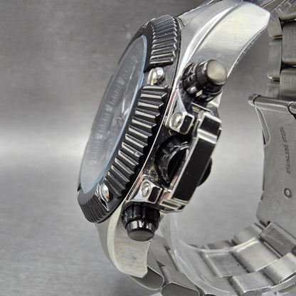 Invicta Specialty Watch Men 43mm Black Dial Silver Daydate Round 5715 New Batt2