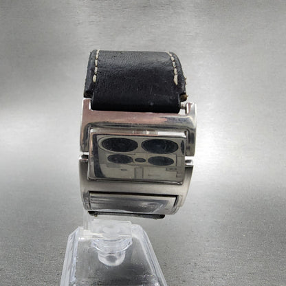 Michael Kors Watch Women 28mm White Dial Steel Date Rectangle MK4054 New Batt7