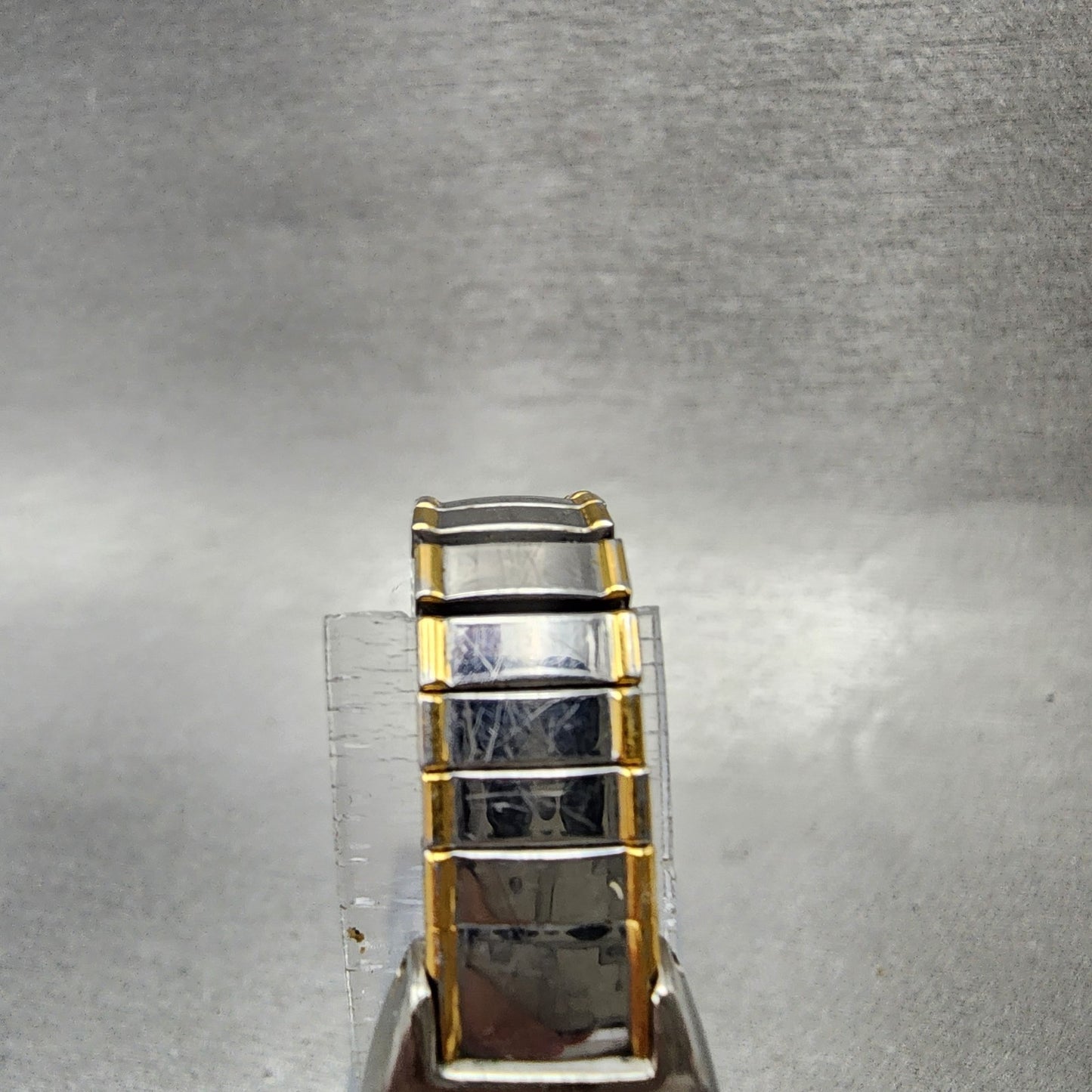 Seiko Watch Women 16mm Cream Dial Silver Tone Rectangle 1N015B69 New Batt4