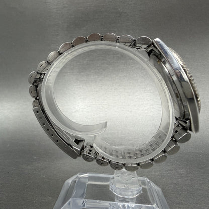 Citizen CQ President Watch Men 35mm Silver Dial Silver Tone Daydate New Battery8
