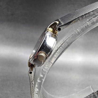 Seiko Lassale Watch Women 16mm Gray Dial Silver Tone Round 1E50-0079 New Battery2