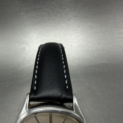 Seiko Watch Men 33mm Silver Dial Silver Tone Rectangle 5931-5330 New Battery5