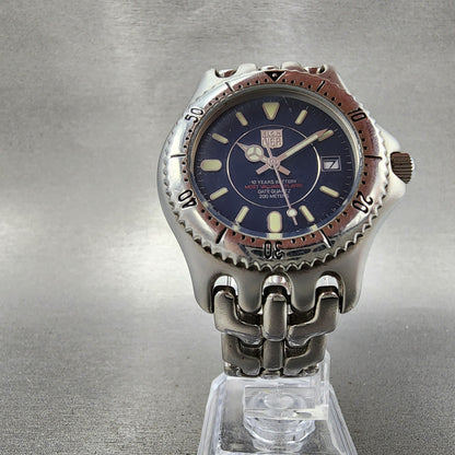 Elgin Dive Watch Men 38mm Black Dial Steel Date FK-664A Round New Battery