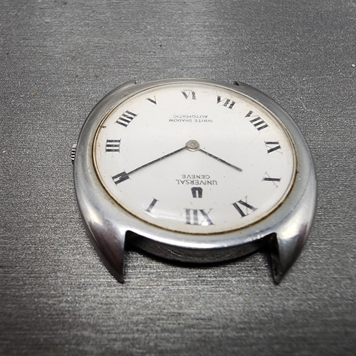 Universal Geneve White Shadow Automatic Watch men 35mm White Dial 866101PARTS5