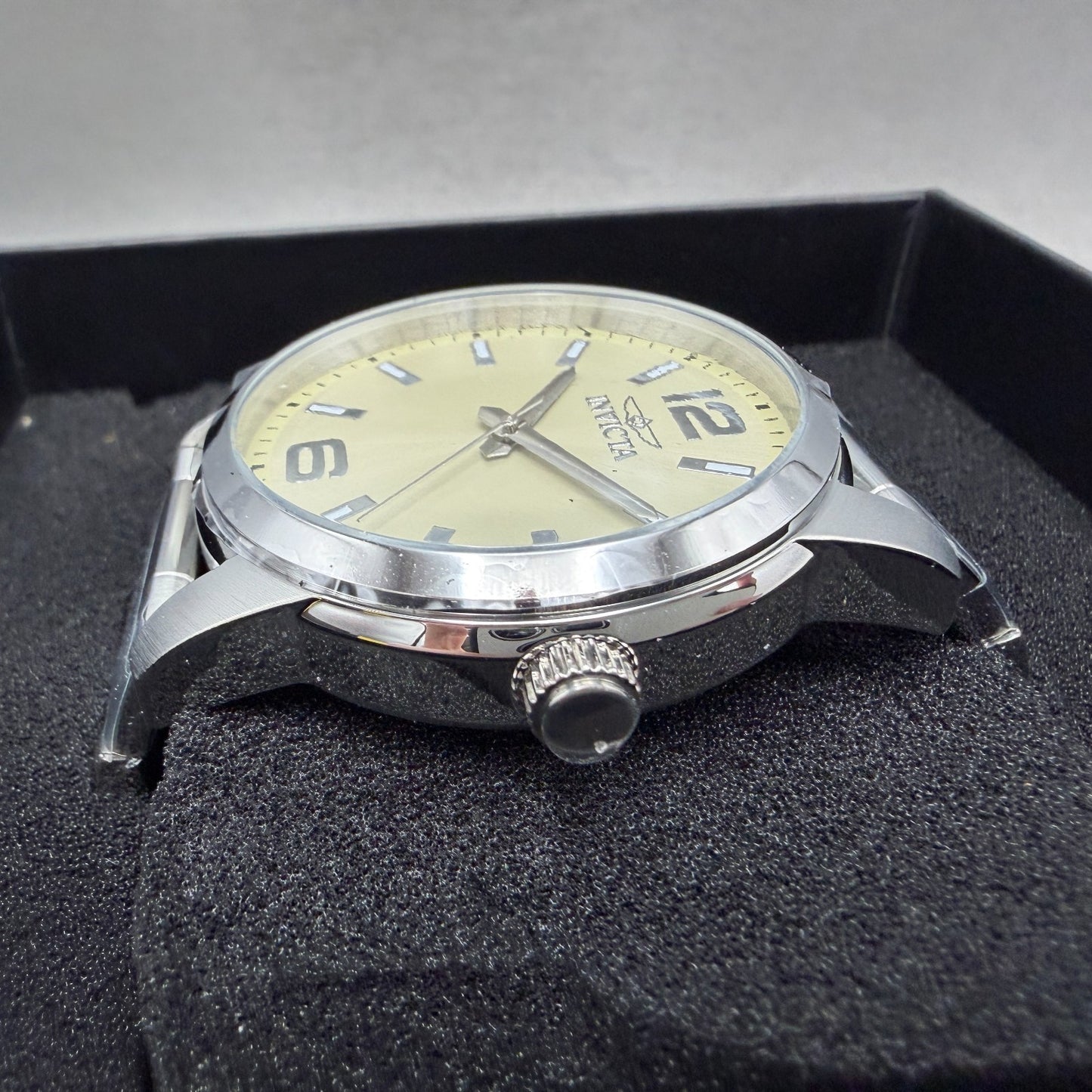 Invicta Celestial Watch Men 43mm Cream Dial Silver Round Bracelet 484925