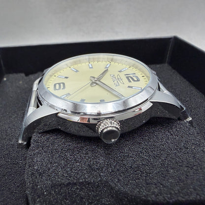 Invicta Celestial Watch Men 43mm Cream Dial Silver Round Bracelet 484925