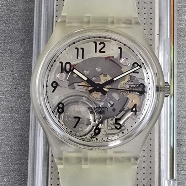 Swatch Olympic Sport Edition Watch Men 34mm Transparent GK209ST New Battery NOS1