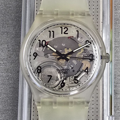 Swatch Olympic Sport Edition Watch Men 34mm Transparent GK209ST New Battery NOS1