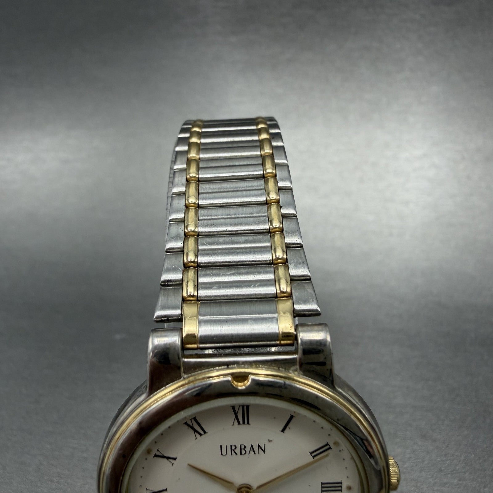 Seiko Alba Urban Watch Men 31mm White Dial Two Tone Round V701-1390 New Battery4