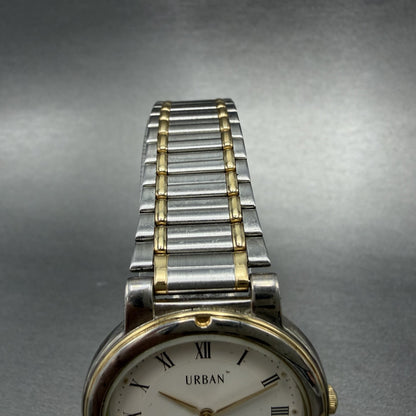 Seiko Alba Urban Watch Men 31mm White Dial Two Tone Round V701-1390 New Battery4