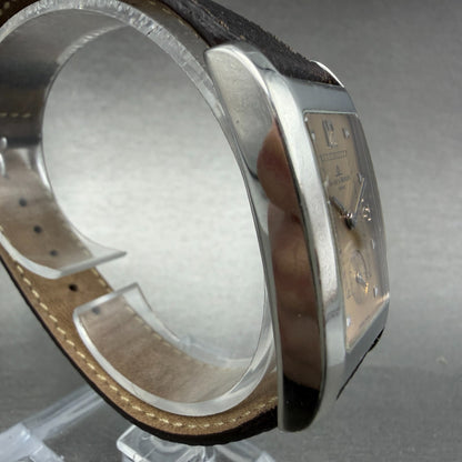 Baume & Mercier Hampton Watch Men 24mm Rose Dial Steel Small Seconds New Battery3
