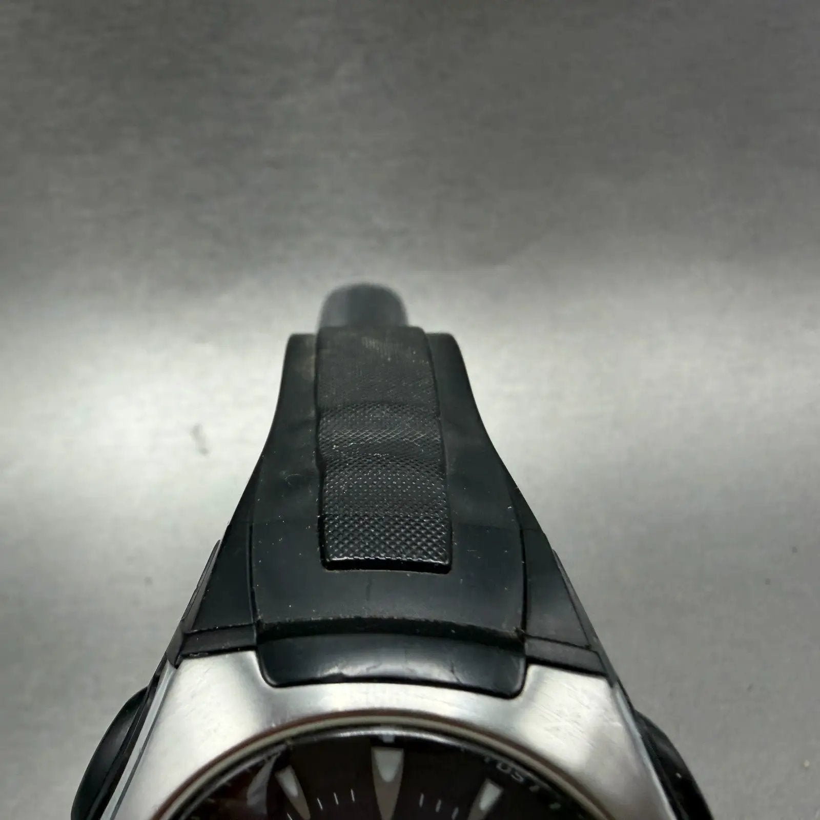Casio Wave Ceptor Watch Men 43mm Black Dial Silver Tone Analog Digital  Solar LP4