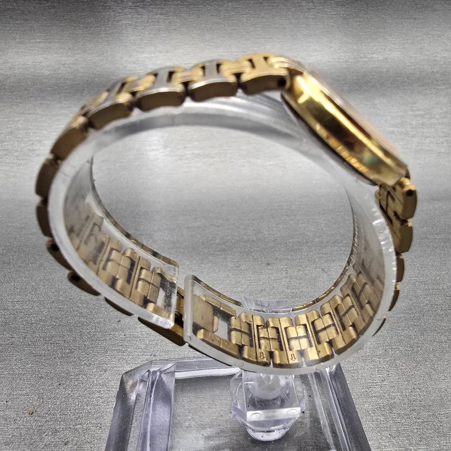 Seiko Watch Women 22mm Gold Dial Gold Tone Round 1N01-0A30 New Battery Vintage8