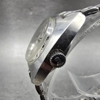 Citizen Watch Women 25mm Silver Dial Silver Tone Date Manual 4-530896 Runs2