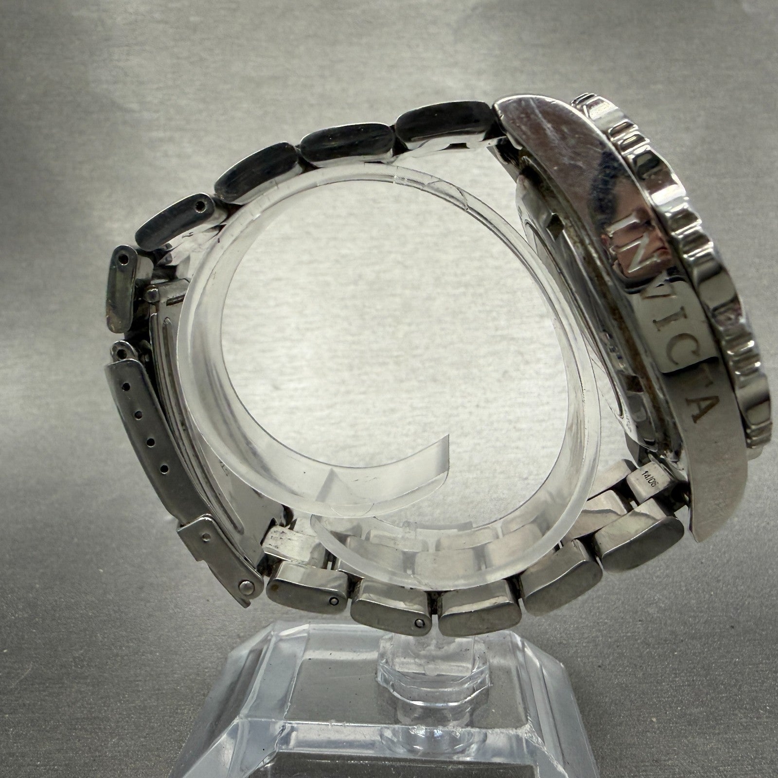 Invicta Automatic Dive Watch Men 45mm MOP Dial Silver Tone Date READ! 17722 Runs8