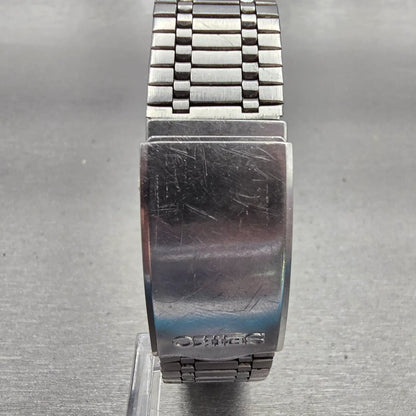 Seiko Type II Watch Men 37mm Green Dial Silver Tone Daydate 4623-8030 New Batt7