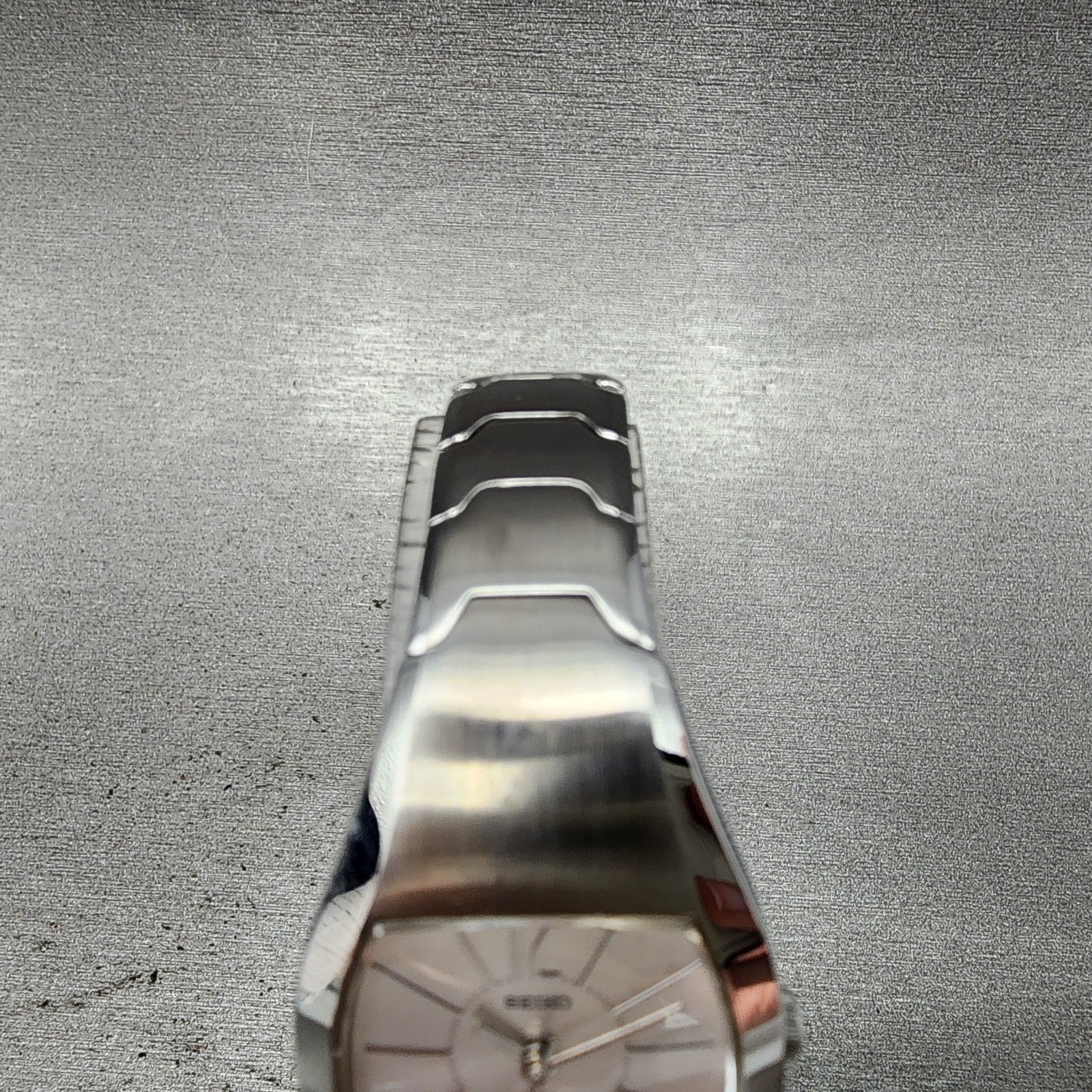 Seiko Watch Women 24mm Silver Dial Silver Tone Round 4n215460 New Battery4