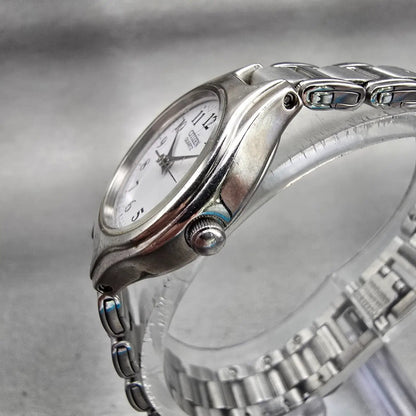Citizen Watch Women 23mm White Dial Silver Tone Date Round 1012-S011615 New Batt2