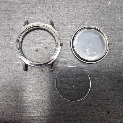 Movado Verso Watch Case 25mm Stainless Steel Round 85-G4-825 W/Crystal0