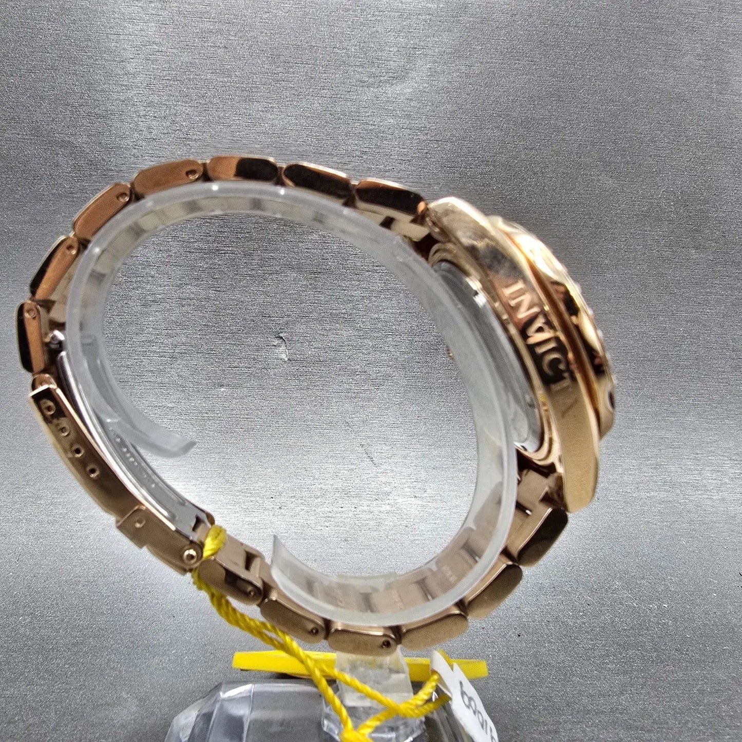 Invicta Dive Watch Women 38mmRose Dial Rose Gold Tone Date 15253 New Battery8