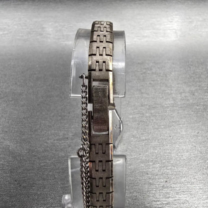 Seiko Watch Women 18mm Silver Dial Silver Tone Round 11-0330 Manual Wind Works K7