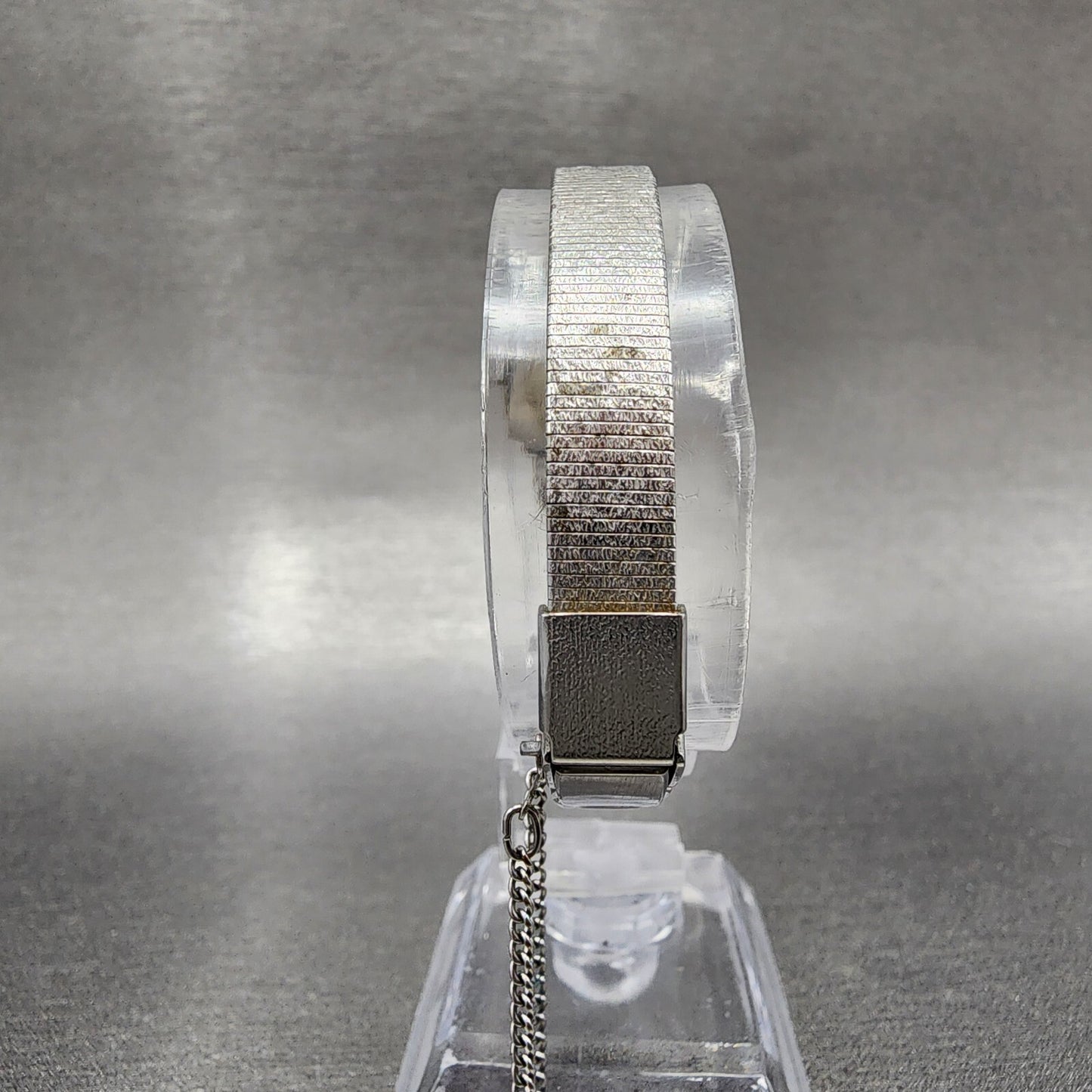 Seiko Watch Women 18mm White Dial Silver Tone Rectangle 23205269 New Battery7